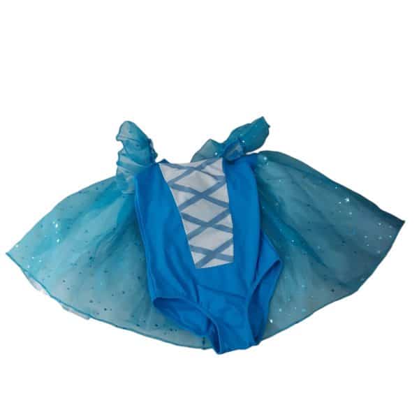 DISFRAZ BODY Y TUTU TURQUEZA BALLET HOUSE T8 (ES 6)