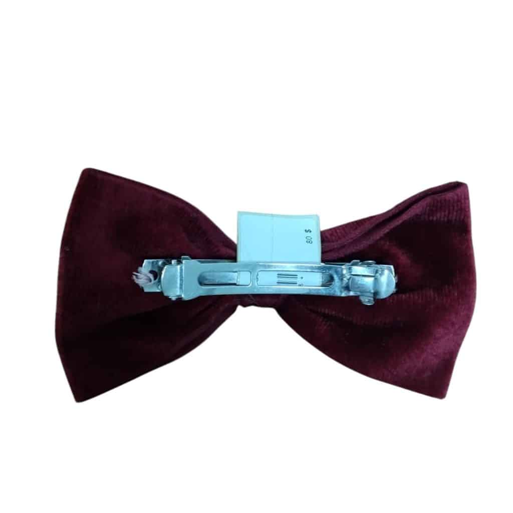 broche moña plush bordo - Imagen 2