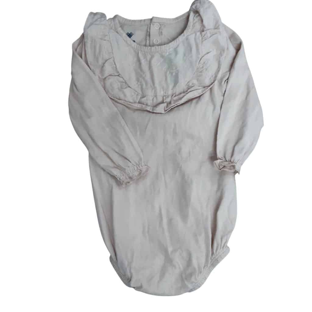 BODY ROSA VIEJO CUELLO BORDADO BAS T6/9M