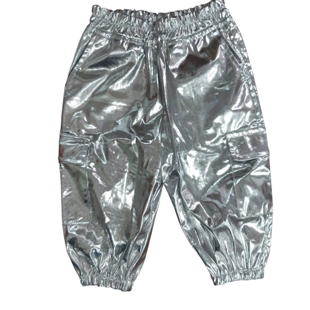 PANTALON CARGO PLATEADO KARIS T9/12MAPROX