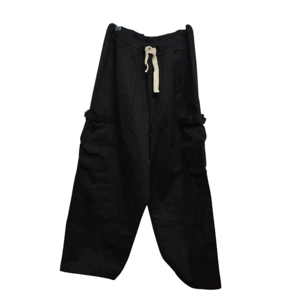 PANTALON NEGRO CARGO ELASTIZADO SIN MARCA T GG