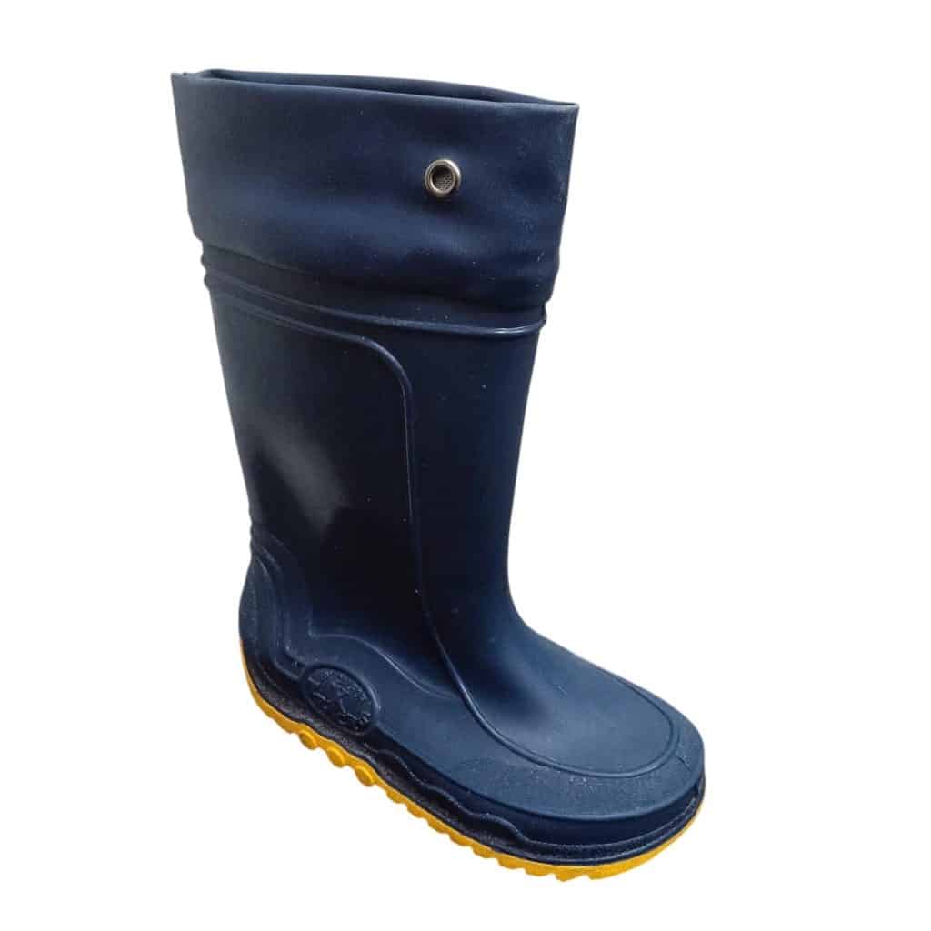 botas de lluvia tracks t 25-26 azul amarillo