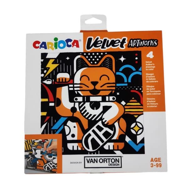 DIBUJO CARIOCA EN TERCIOPELO