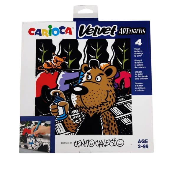 DIBUJO CARIOCA EN TERCIOPELO - Imagen 2