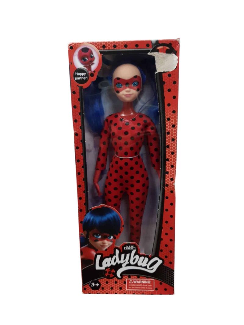 MUÑECA LADY BUG EN CAJA DETERIORADA