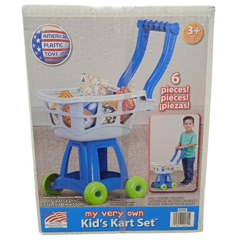 carrito supermercado c/accesorios 43*28*55