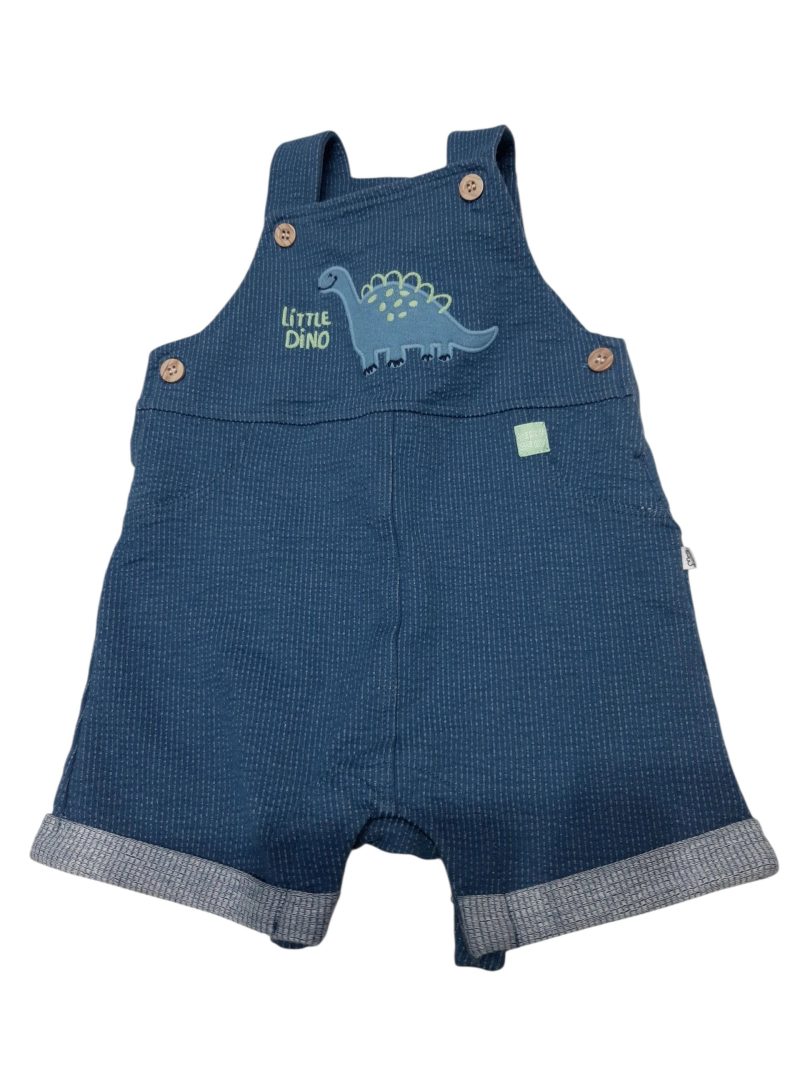 ENTERITO CORTO AZUL CELESTE DINOSAURIO LITTLE DINO TEDDY BOOM T3/6M