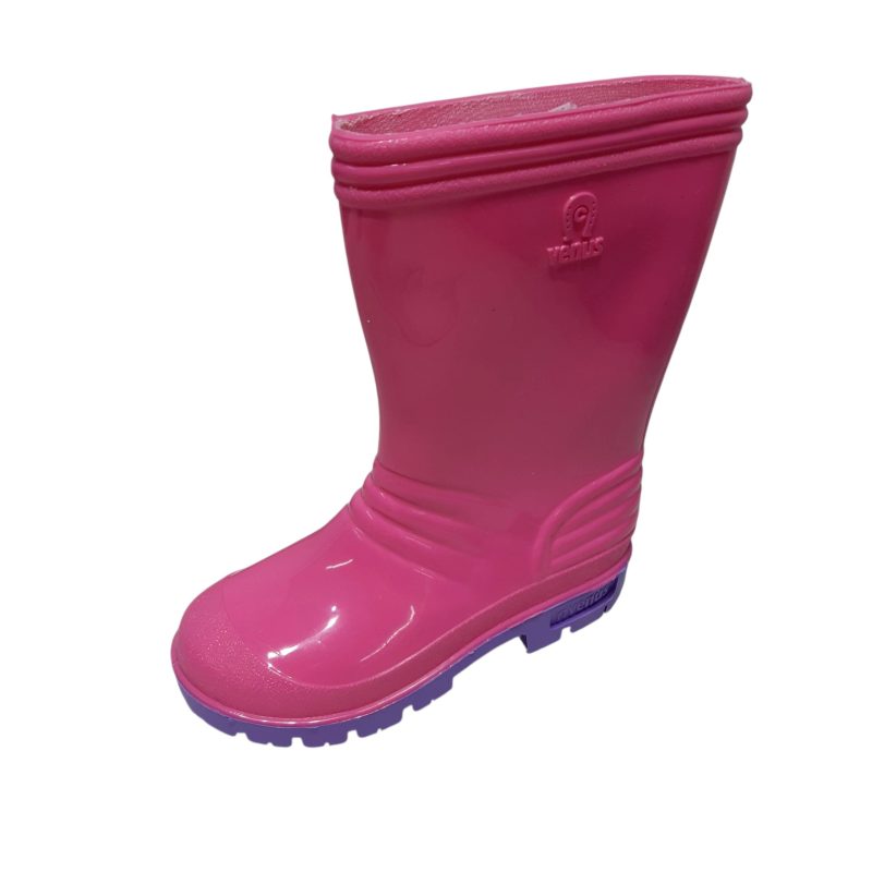BOTA DE LLUVIA VENUS ZIMBA ROSA Y EN AZUL  VAN DEL 22 AL 26