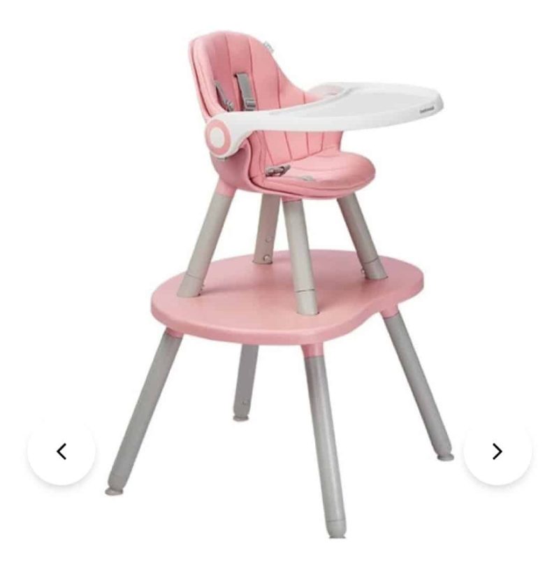SILLA DE COMER 3 EN 1 ROSADA BABY DESK OUTLET MODELO DISC