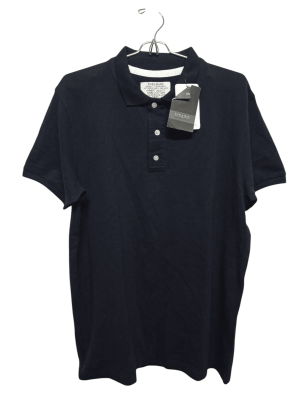 REMERA PIQUE NEGRA ZARA T XL-44 NUEVA
