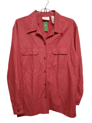 CAMISA ROJA LIZ CLAIRBORNE T L
