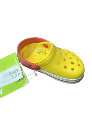 CROCS AMARILLAS ROJAS NUEVAS 4/5
