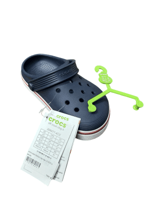 crocs azul blanco ray roja c13/30 nuevas
