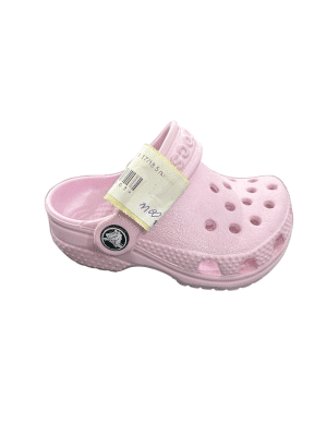 crocs rosadas 2 3 t 17/18.5 nuevas en caja