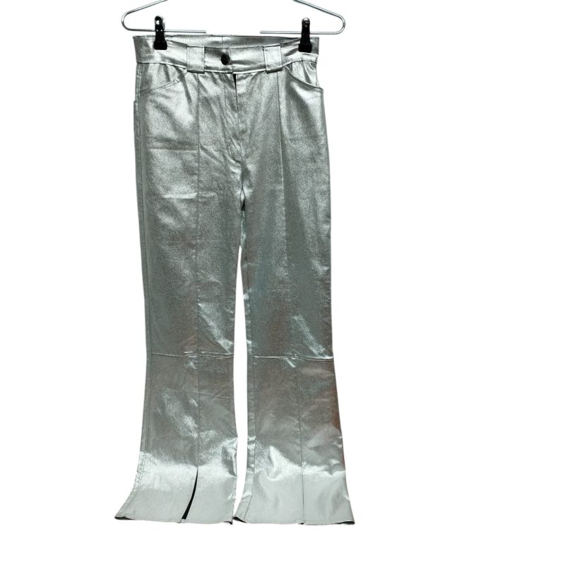 JEAN ENGOMADO PLATEADO TAJOS MONBLACK T S