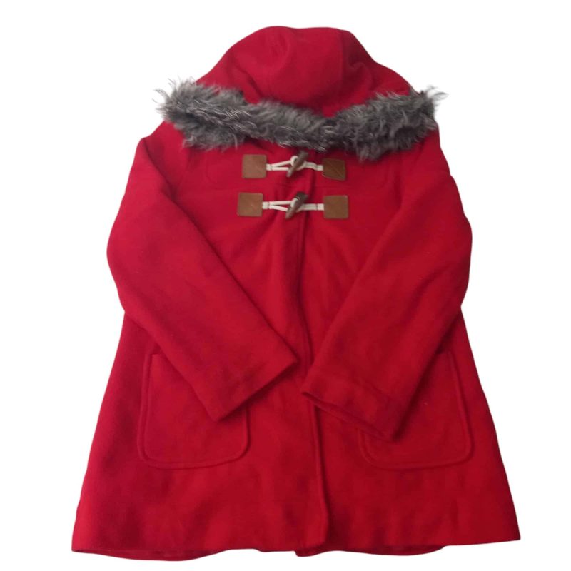 TAPADO POLAR ROJO INT CORDERITO OLD NAVY T10/12
