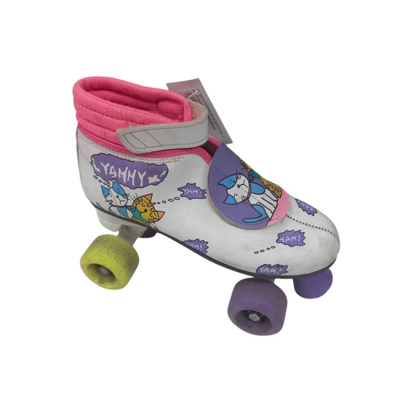 PATINES 4 RUEDAS BOTA BCA FUCSIA  YAMMY GATOS T 30AP DET VARIOS