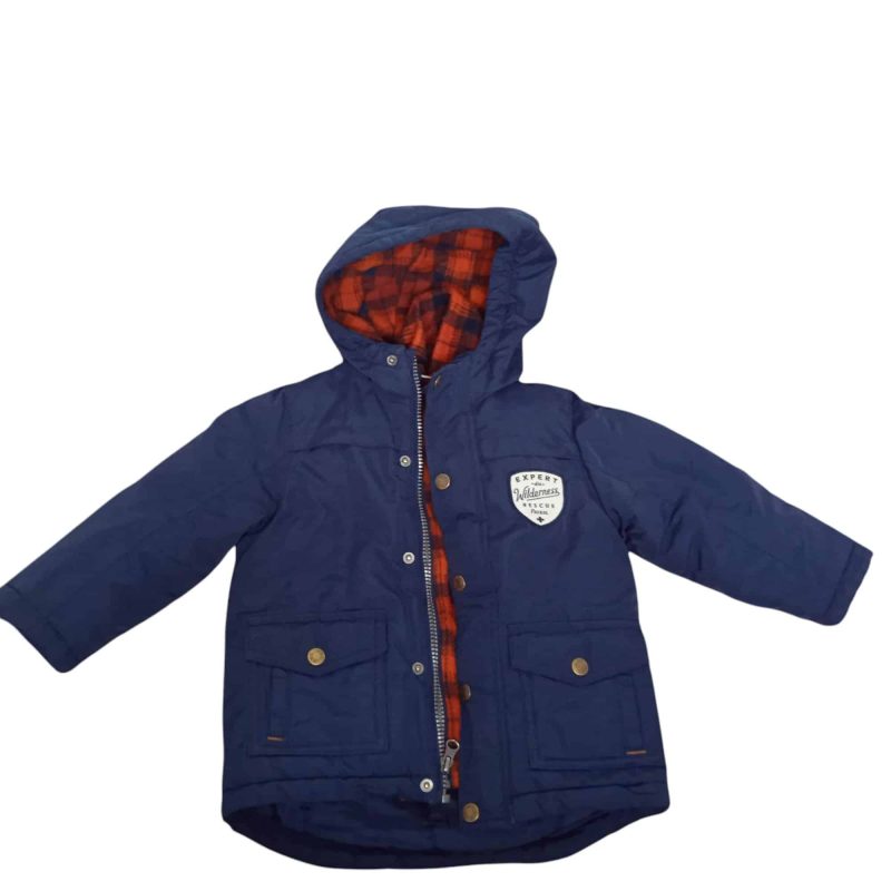 campera azul doble polar cuadrille narnaja azul carters t2