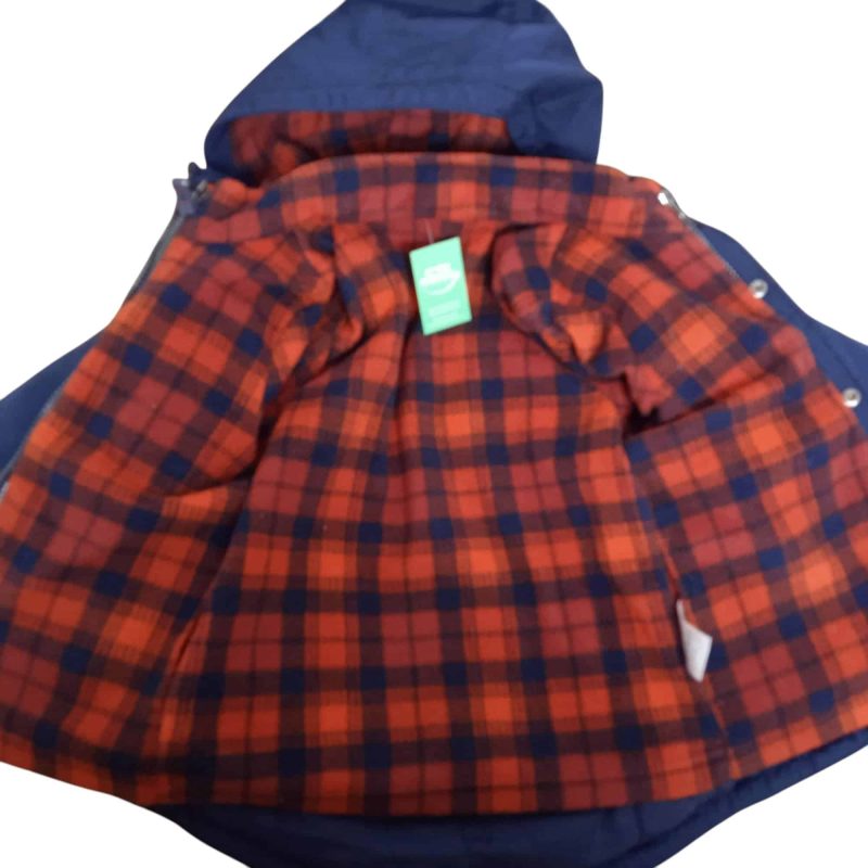 campera azul doble polar cuadrille narnaja azul carters t2 - Imagen 2