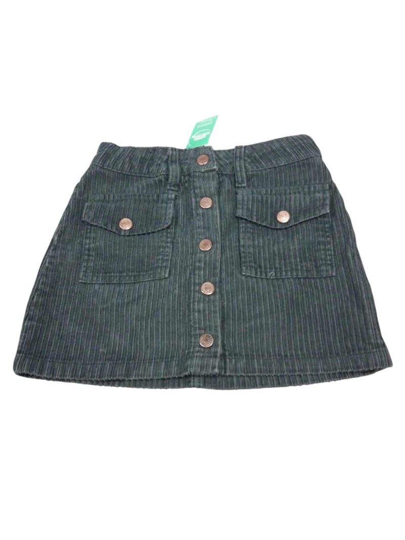POLLERA PANA GRIS BOTONES A LA VISTA CHK T8