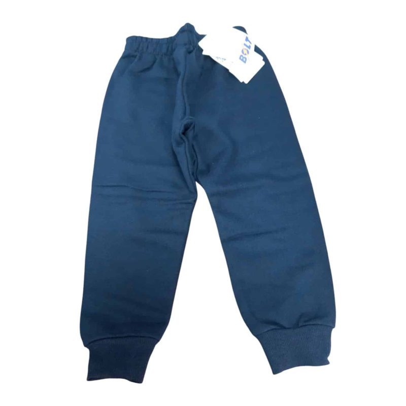PANTALON CON FELPA AZUL BOLT T8