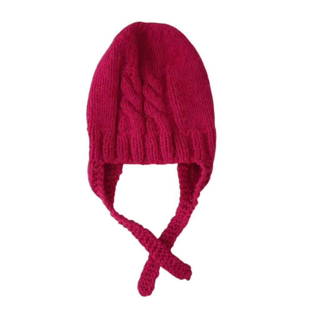 GORRO LANA FUCSIA