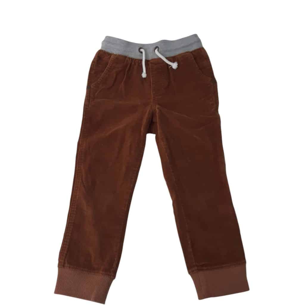 PANTALON PANA MARRON ELASTICO GRIS PIOLAS BCAS OSHKOSH T3