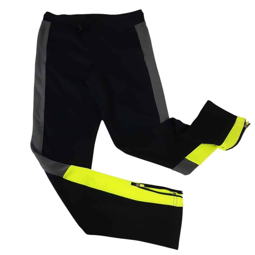 DEPORTIVO OSHKOSH T 10-12 NEGRO GRIS AMARILLO FLUO C CIERRE