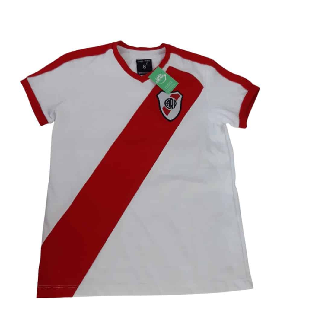 REMERA ALG BCA ROJA RIVER PLATE T8 REPL