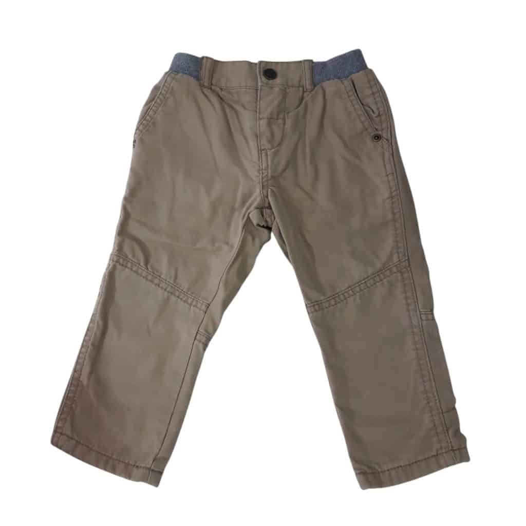PANTALON BEIGE ELASTICO GRIS CARTERS T18M