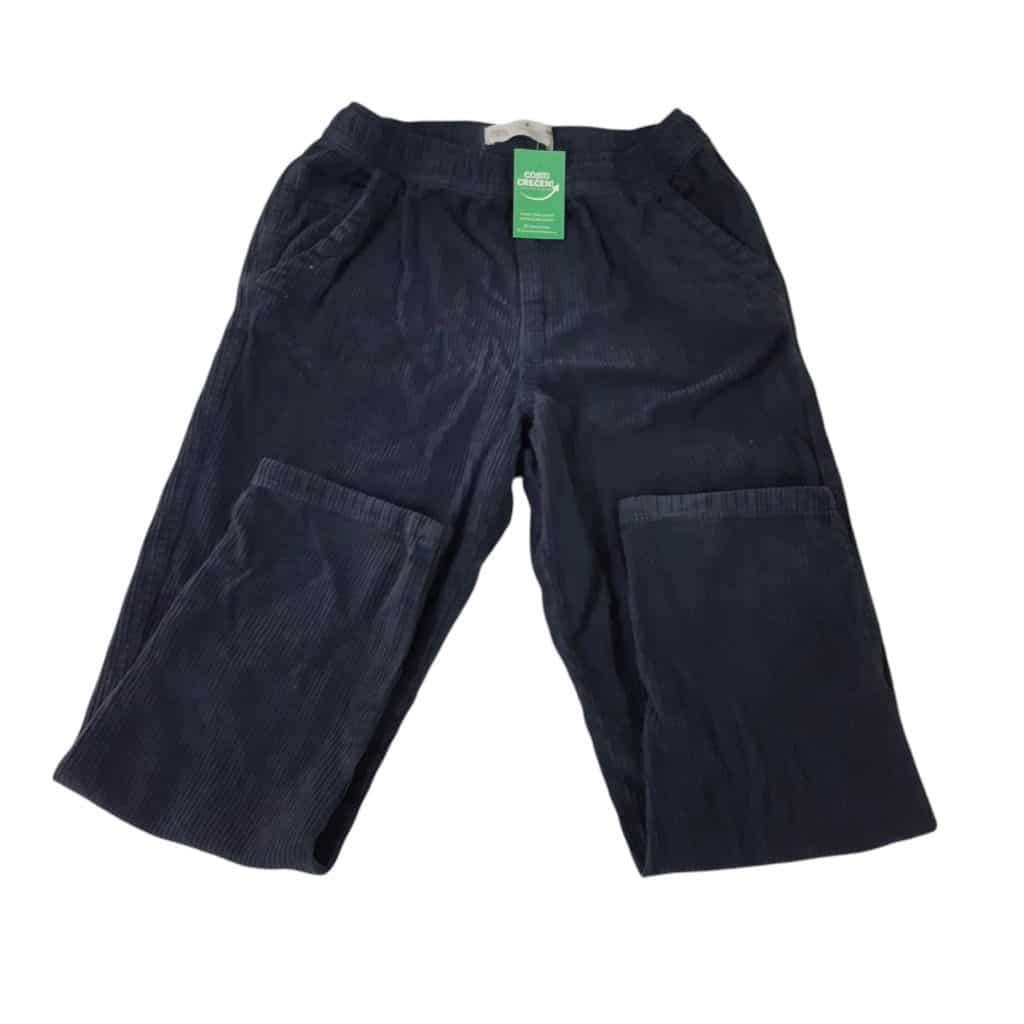 PANTALON TIPO PANA AZUL ZARA T8