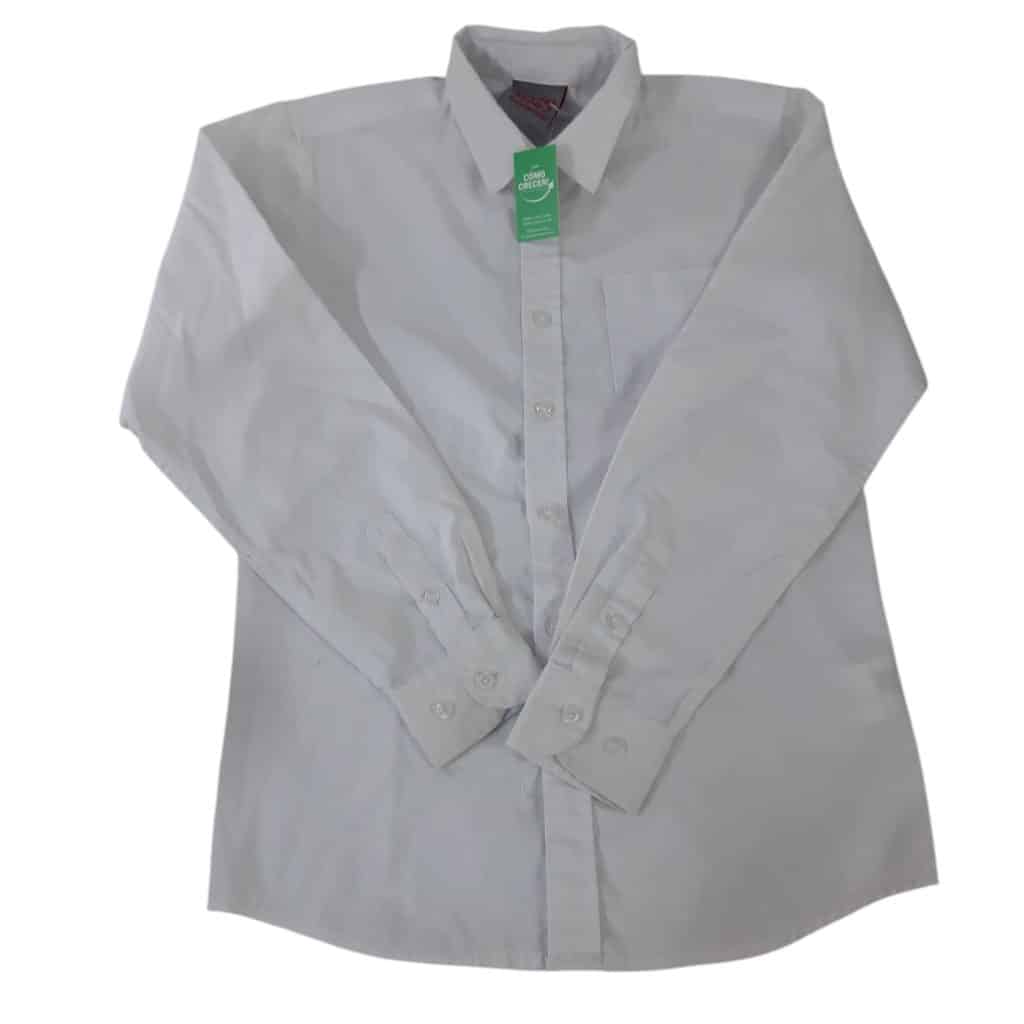 CAMISA BLANCA LISA BOLSILLO BOOMERANG T10/11