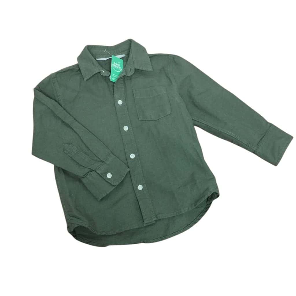 CAMISA VERDE GRUESA H&M T3/4