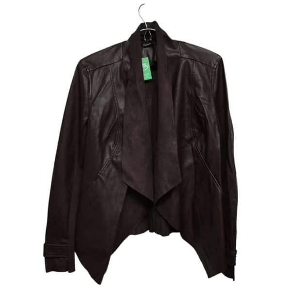 CHAQUETA CUERINA VIOLETA CORTELLE TP