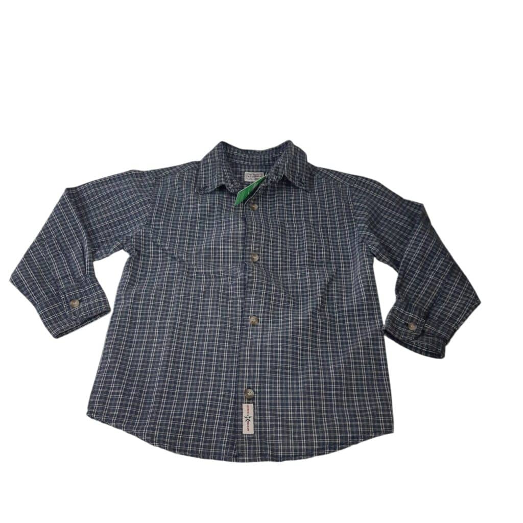 CAMISA CUADRILLE GRIS BCO NEGRO ARIZONA T5/6 AP