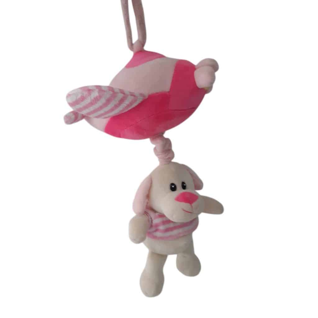 MUSICAL AVION OSITA ROSA PELUCHE