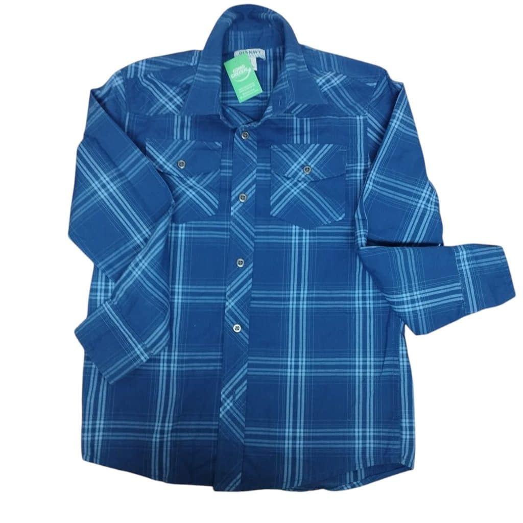 CAMISA AZUL CUADRILLE OLD NAVY TM/10