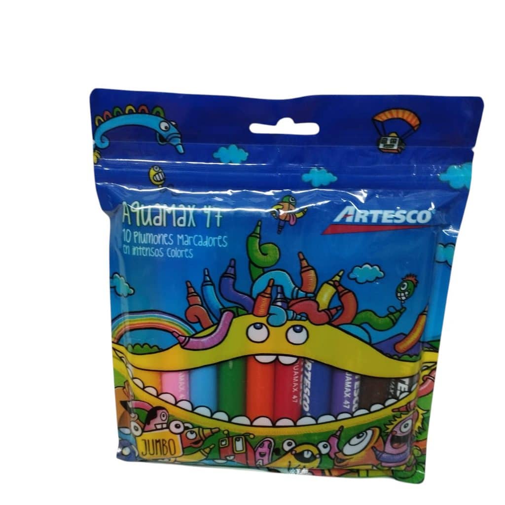 MARCADORES JUMBO X 10 ARTESCO