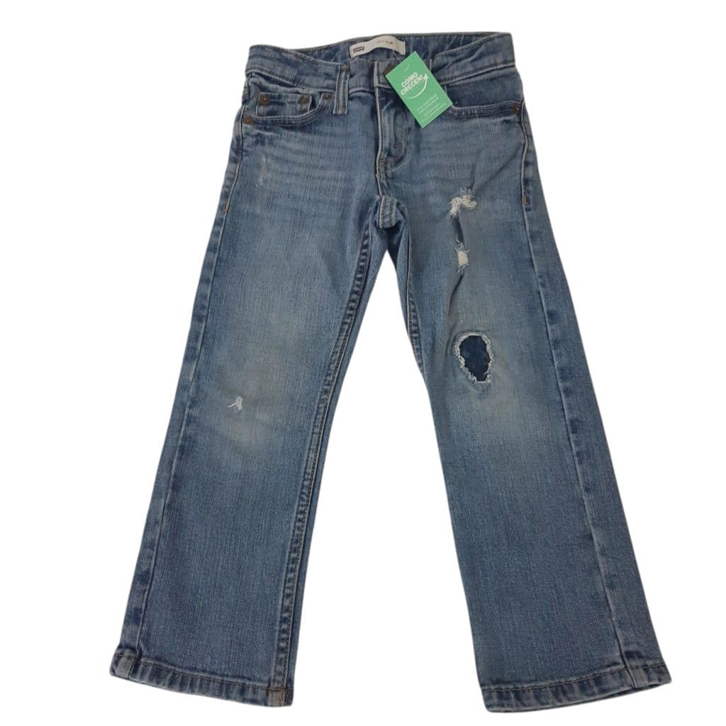 JEAN CLASICO TIPO ROTO LEVIS T3/4