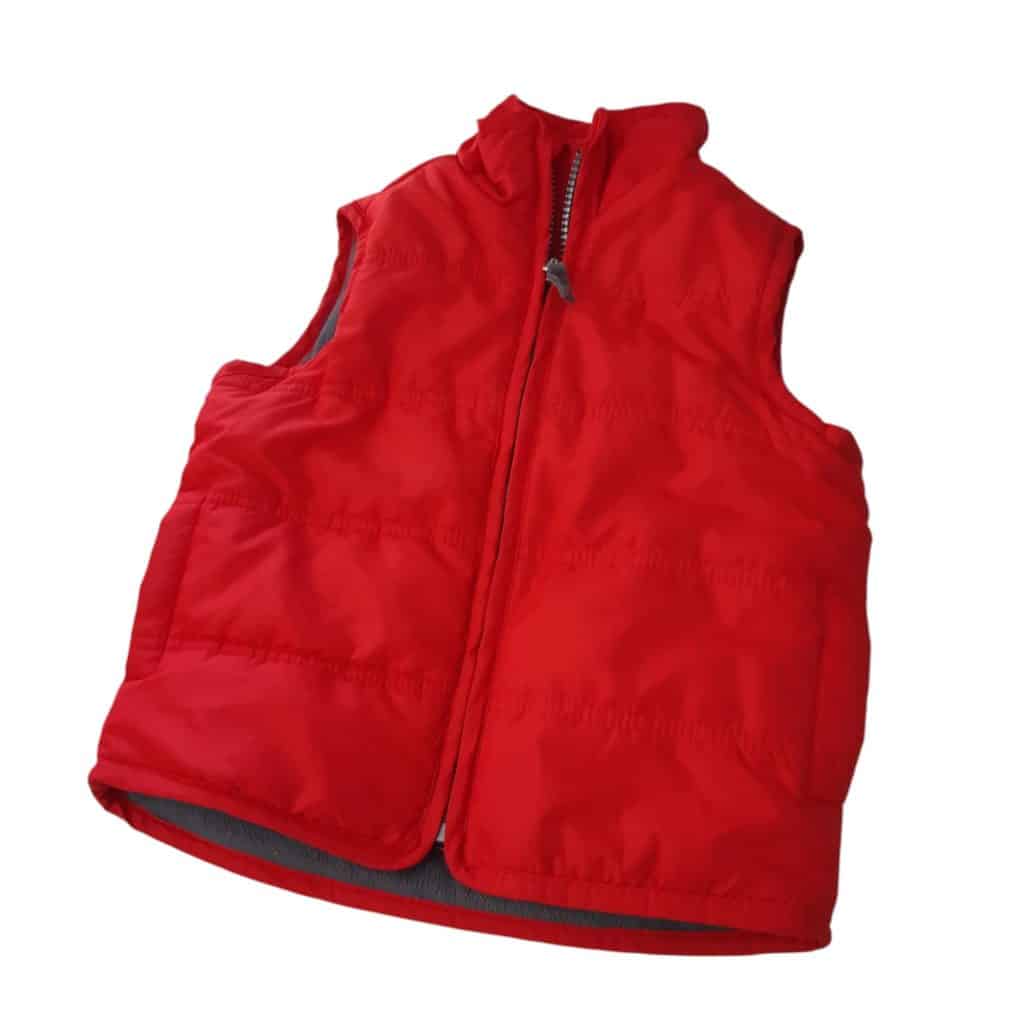 CHALECO ROJO INT POLAR GRIS CARTERS T2