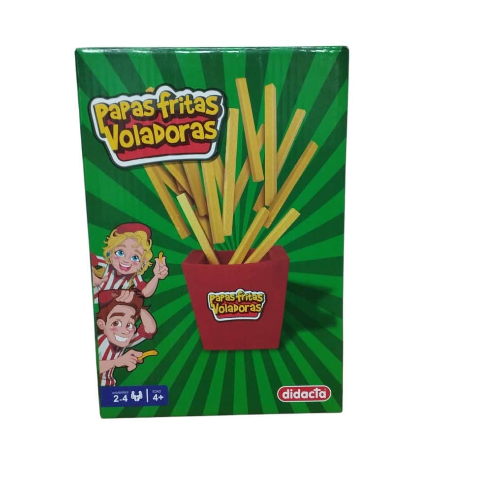 JUEGO DE CAJA PAPAS FRITAS VOLADORAS