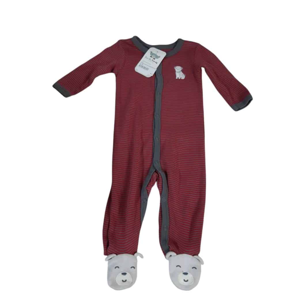 PIYAMA ALG RAY ROJO GRIS PERRO CARTERS T6M
