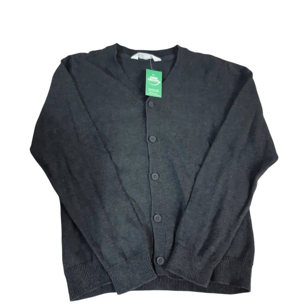 SACO HILO GRIS OSCURO H&M T8/10