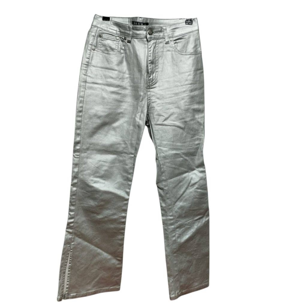 PANTALON PLATEADO ELASTIZADO TAJO SAURA T32/M
