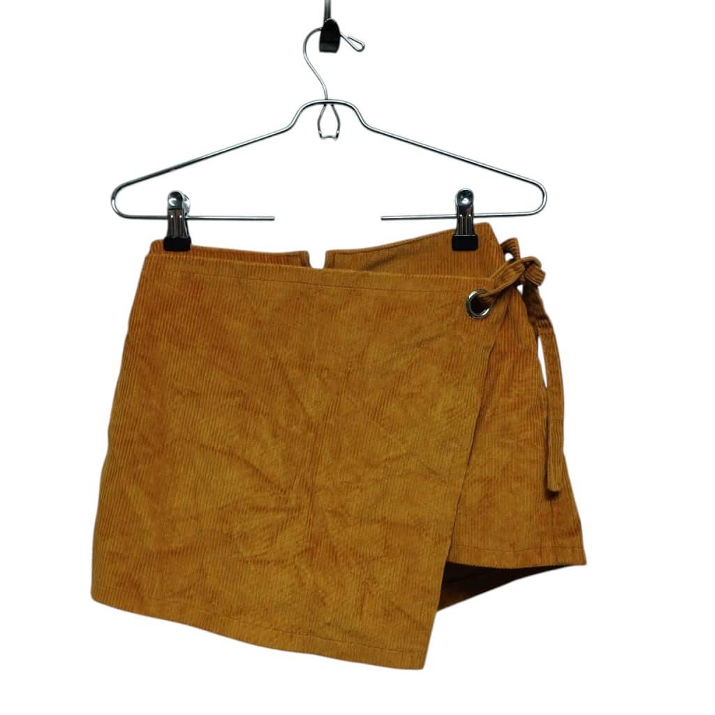 SHORT DE PANA MOSTAZA SIMIL MINI SIENNA TS