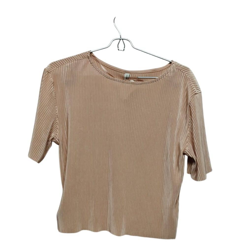 REMERA PLISADA ROSA BLUESTEEL TM