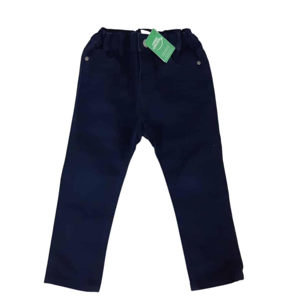 PANTALON GABARDINA AZUL H&M T12/18M