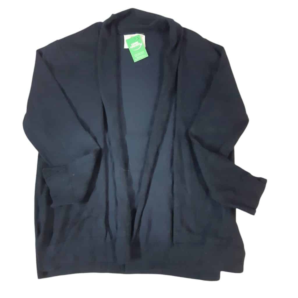 SACO TEJIDO AZUL SIN BOTONES ZARA T11/12