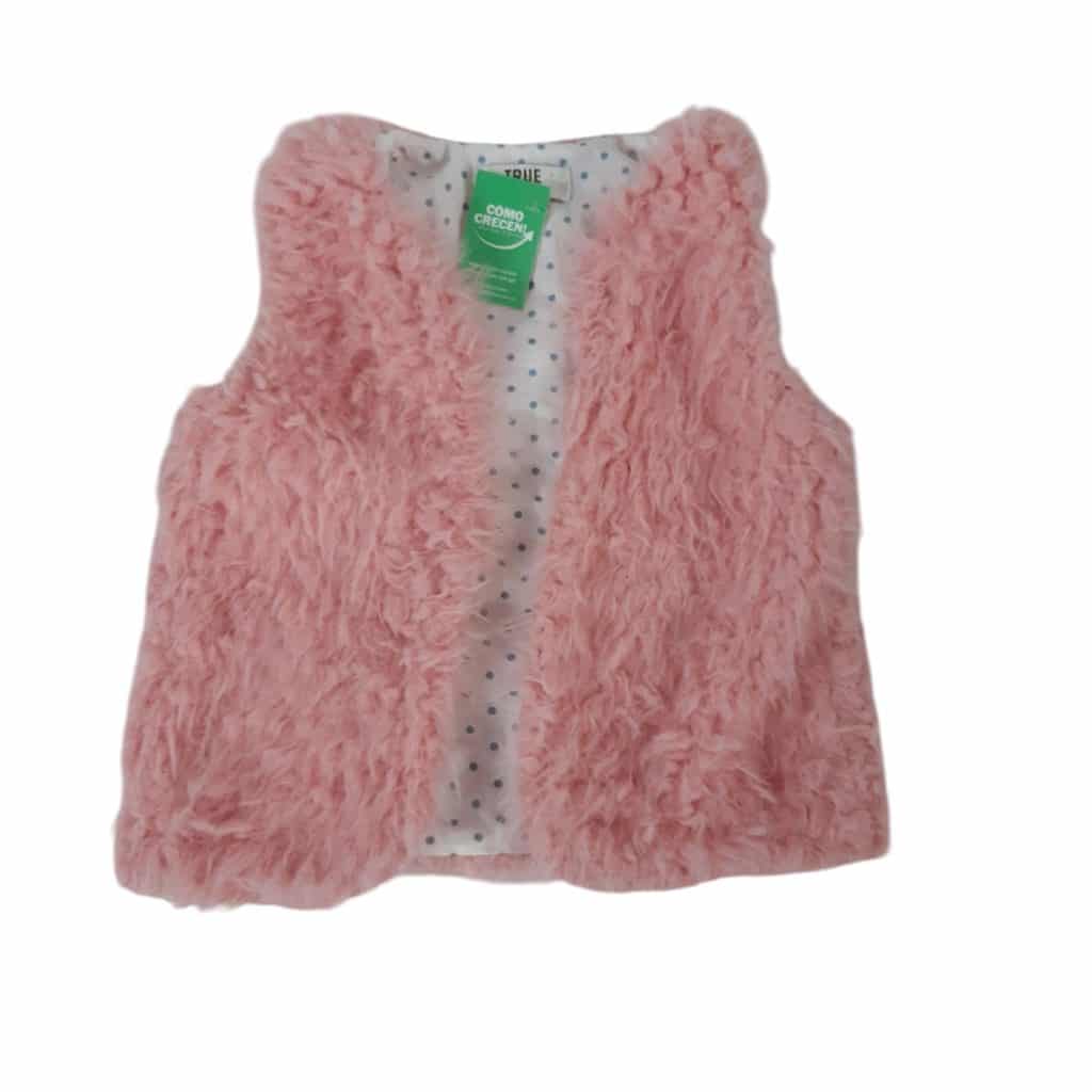 CHALECO PELUDITO ROSA TRUE CRAFT T4|