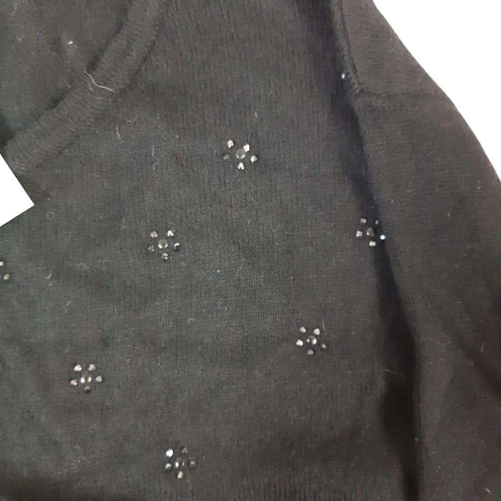SACO HILO NEGRO 3 BOTONES ZARA T13/14 - Imagen 2